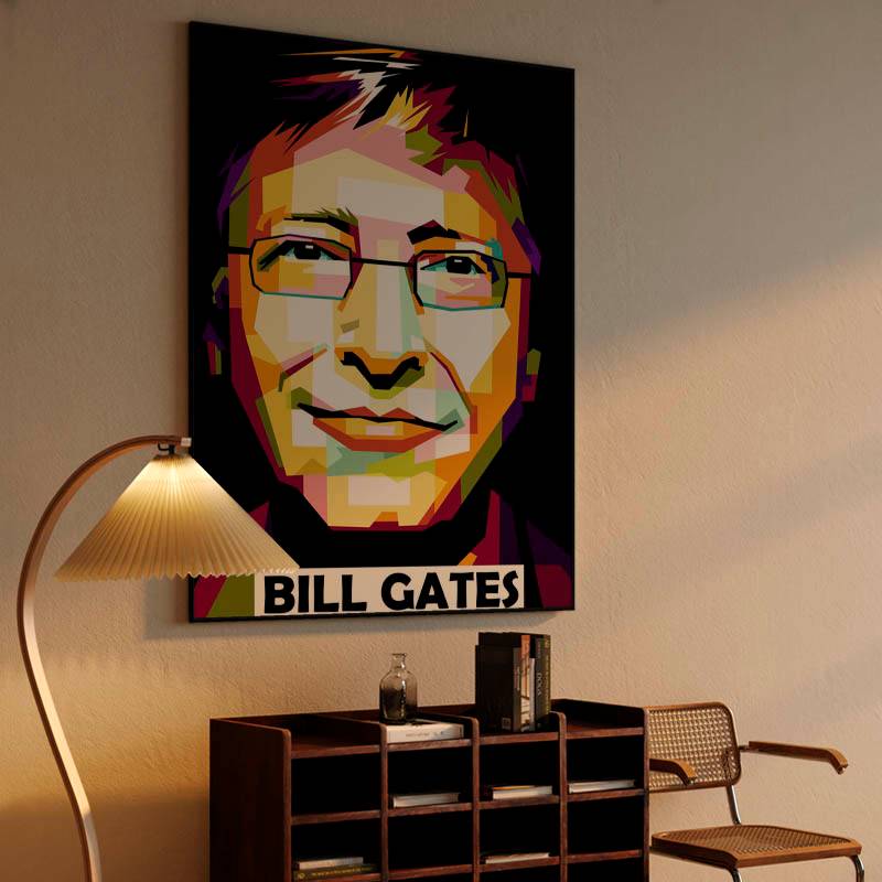 Amazing pop art Bill Gates preview