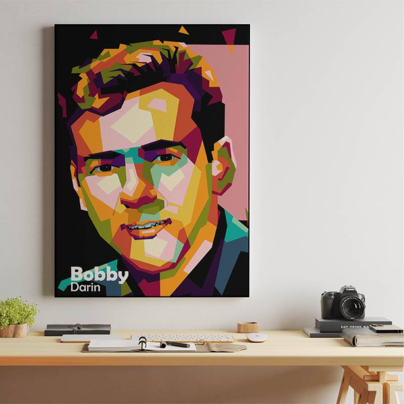 Music 70s Bobby Darin in wpap art preview