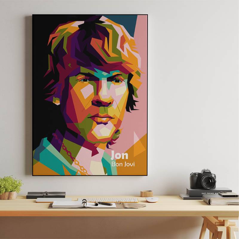 Bon Jovi in amazing pop art design preview