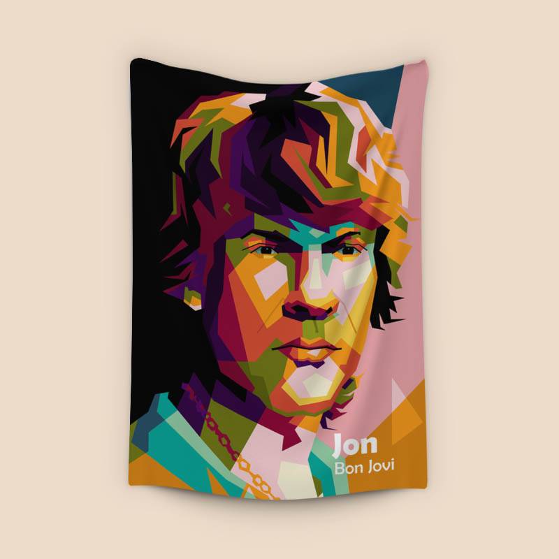 Bon Jovi in amazing pop art design preview
