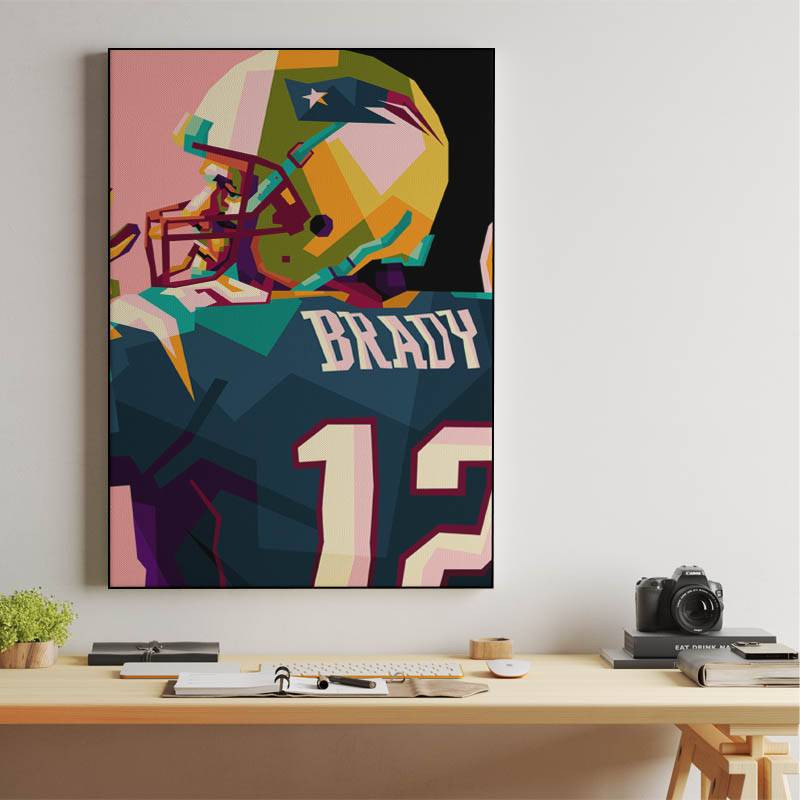 Tom Brady in wpap pop art preview