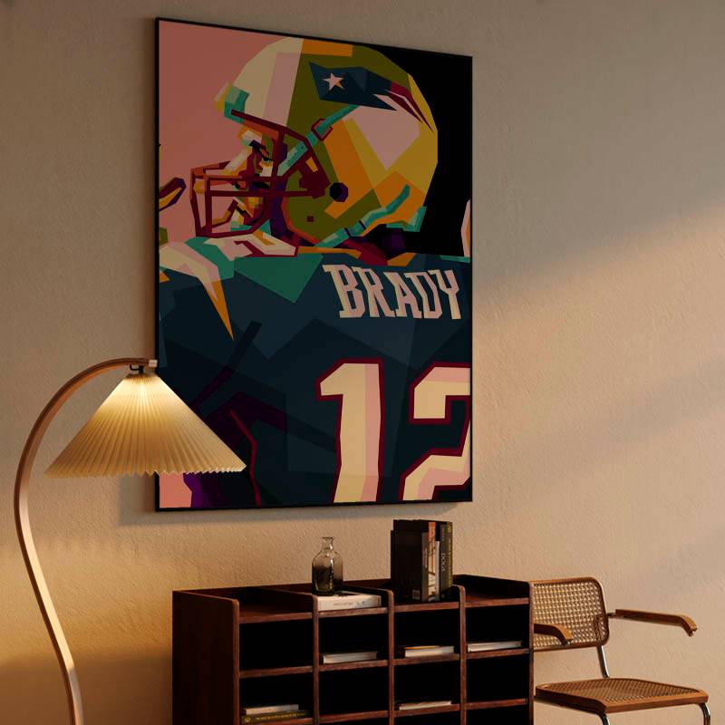 Tom Brady in wpap pop art preview