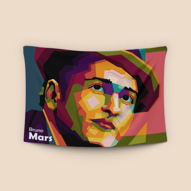 Bruno Mars in wpap art preview