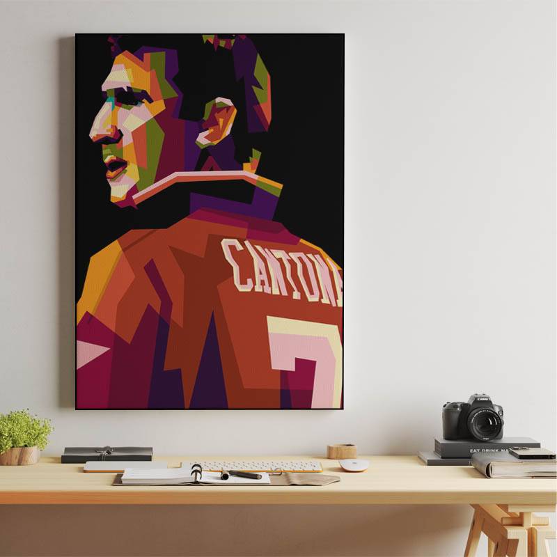 Eric Cantona in wpap pop art preview