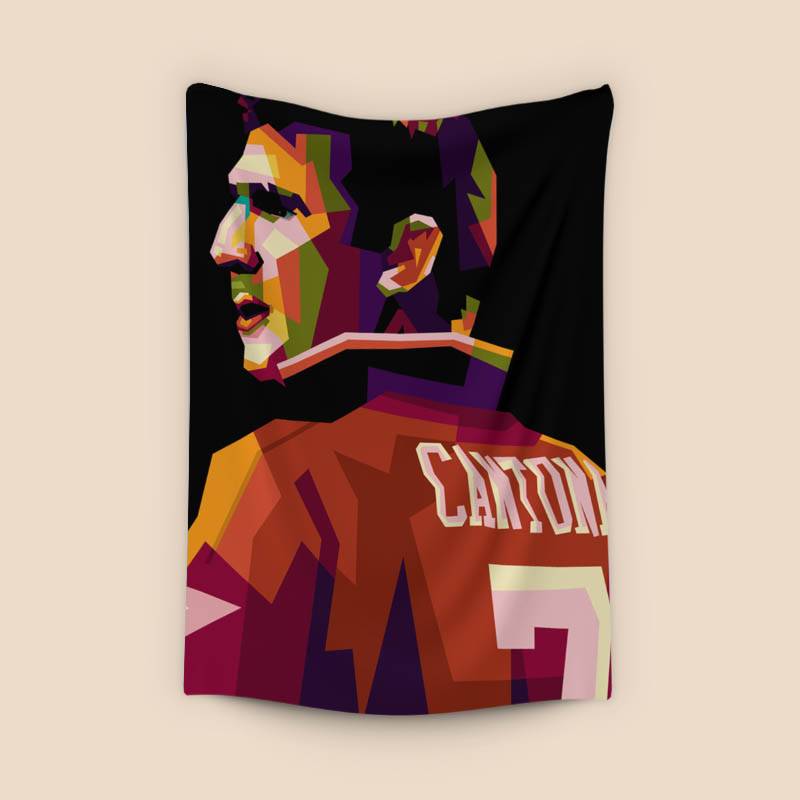 Eric Cantona in wpap pop art preview