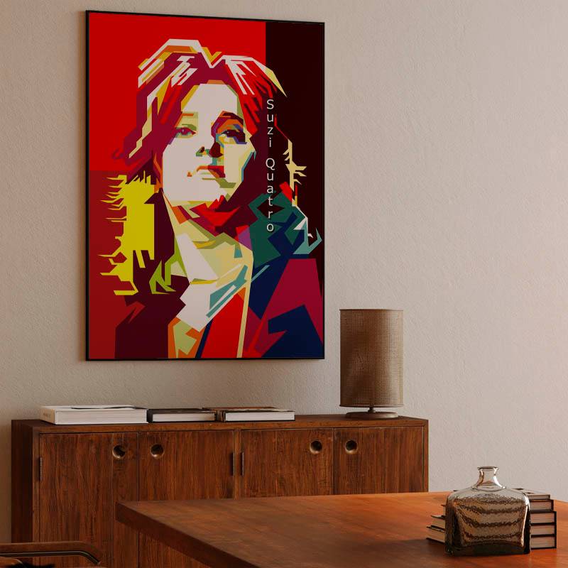 Suzi Quatro Pop Art WPAP preview