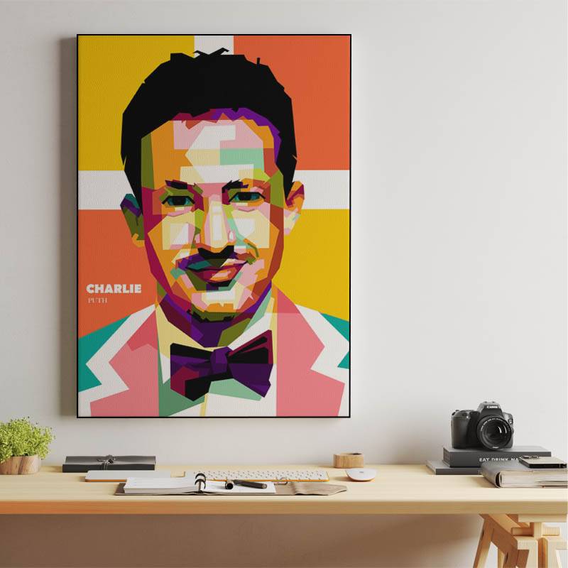 Charlie Puth in wpap pop art preview