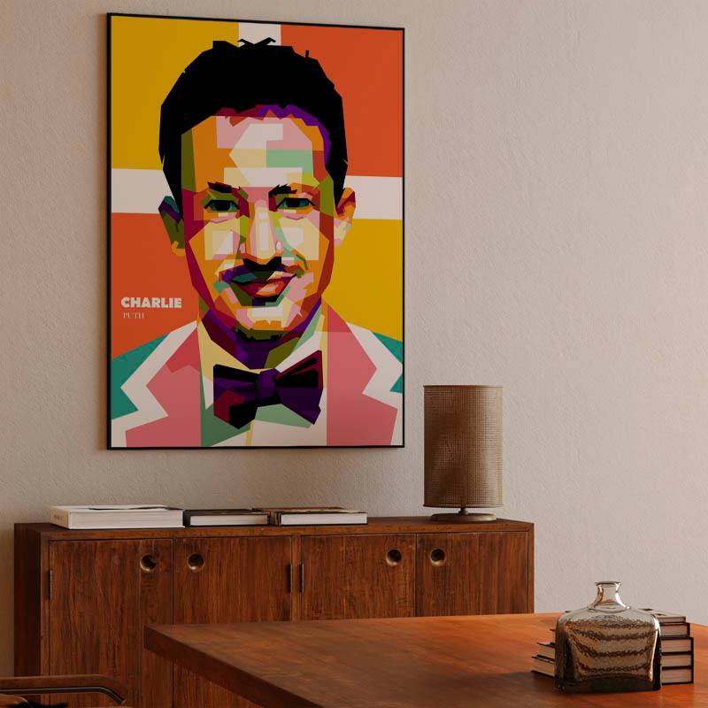 Charlie Puth in wpap pop art preview