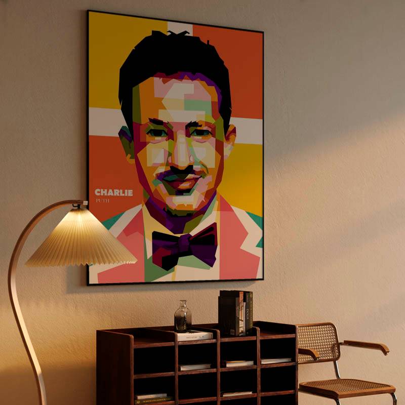 Charlie Puth in wpap pop art preview