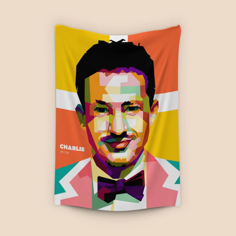 Charlie Puth in wpap pop art preview