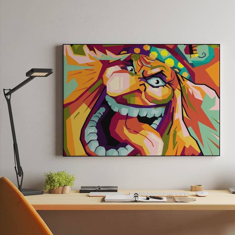 Character Anime One Piece in wpap art preview