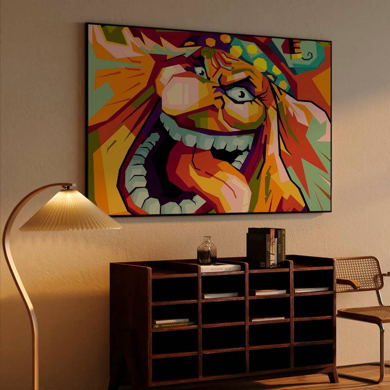 Character Anime One Piece in wpap art preview