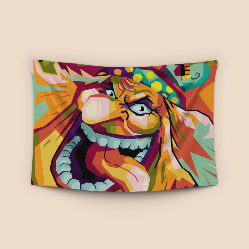 Character Anime One Piece in wpap art preview