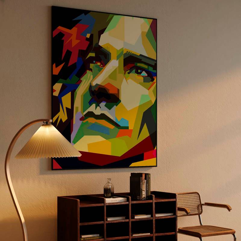 Robert Plant Pop Art WPAP - Canvast Print preview