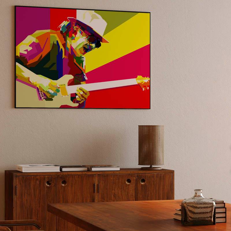 Carlos Santana Pop Art WPAP preview