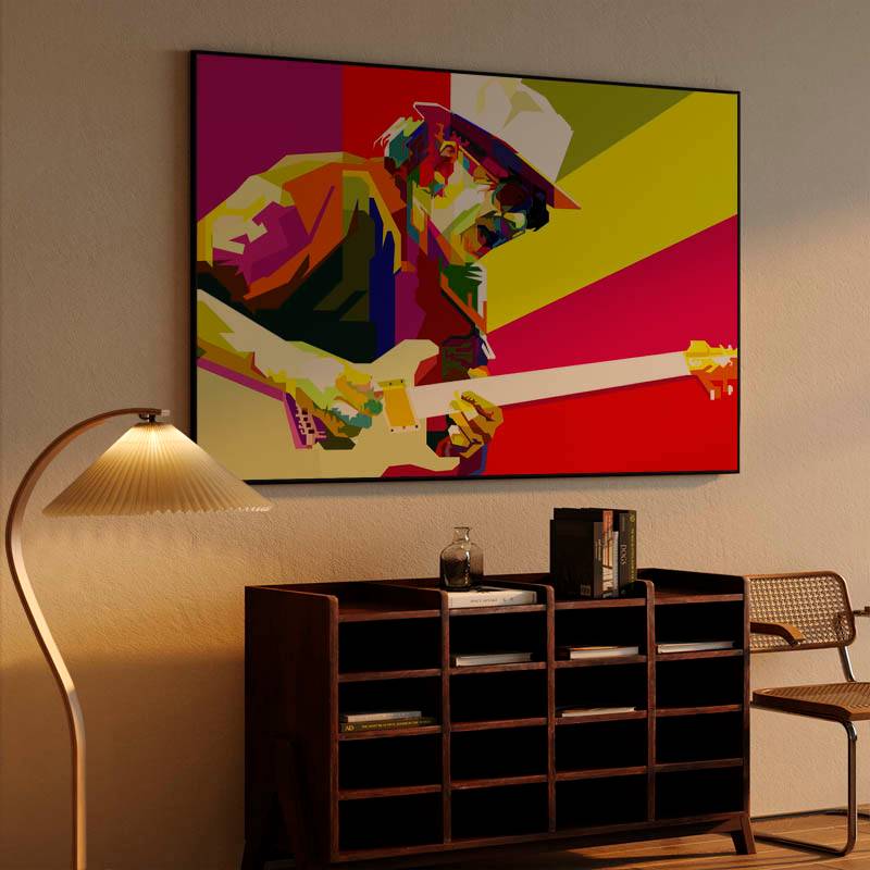 Carlos Santana Pop Art WPAP preview
