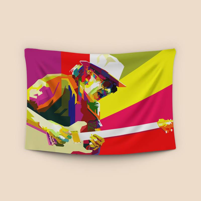 Carlos Santana Pop Art WPAP preview