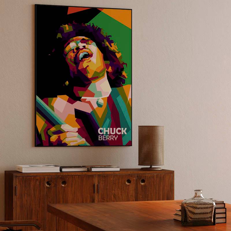 Legend Music Chuck Berry in pop art preview