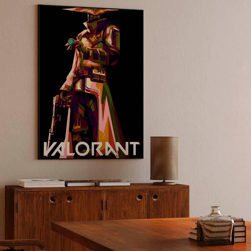 Chyper Valorant in wpap pop art preview