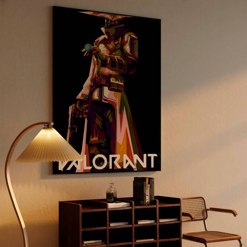 Chyper Valorant in wpap pop art preview