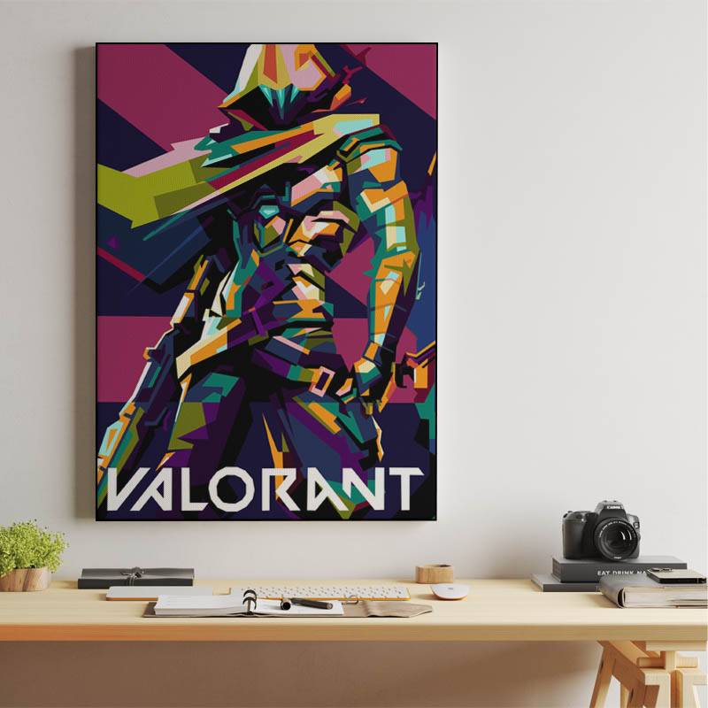 Valorant in wpap pop art preview