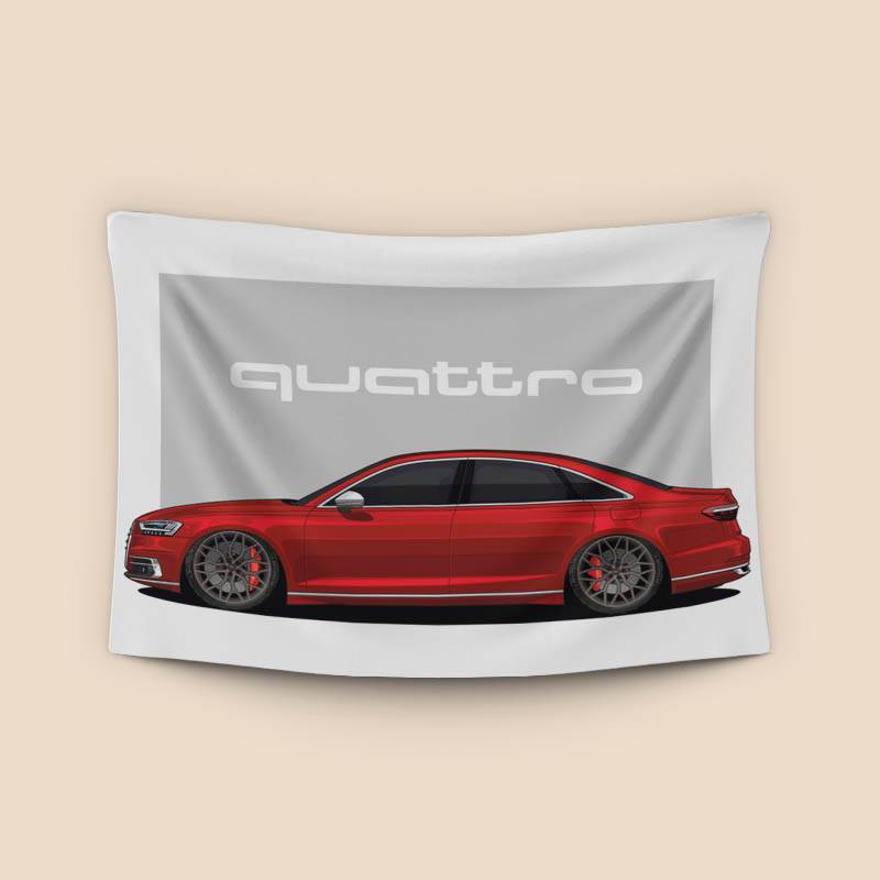 Audi S8 car Canvas preview