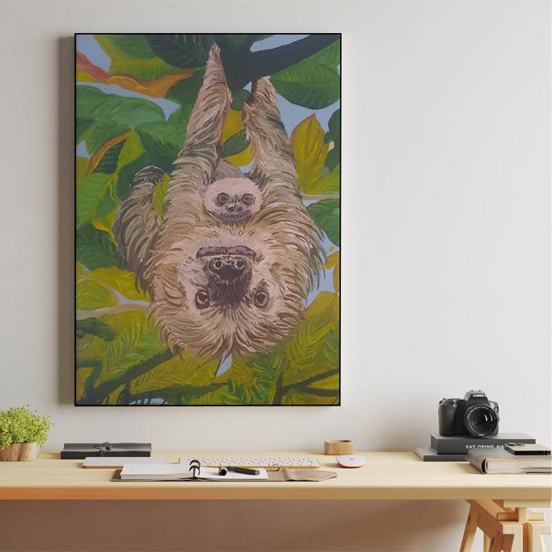 Mother and child Sloths preview