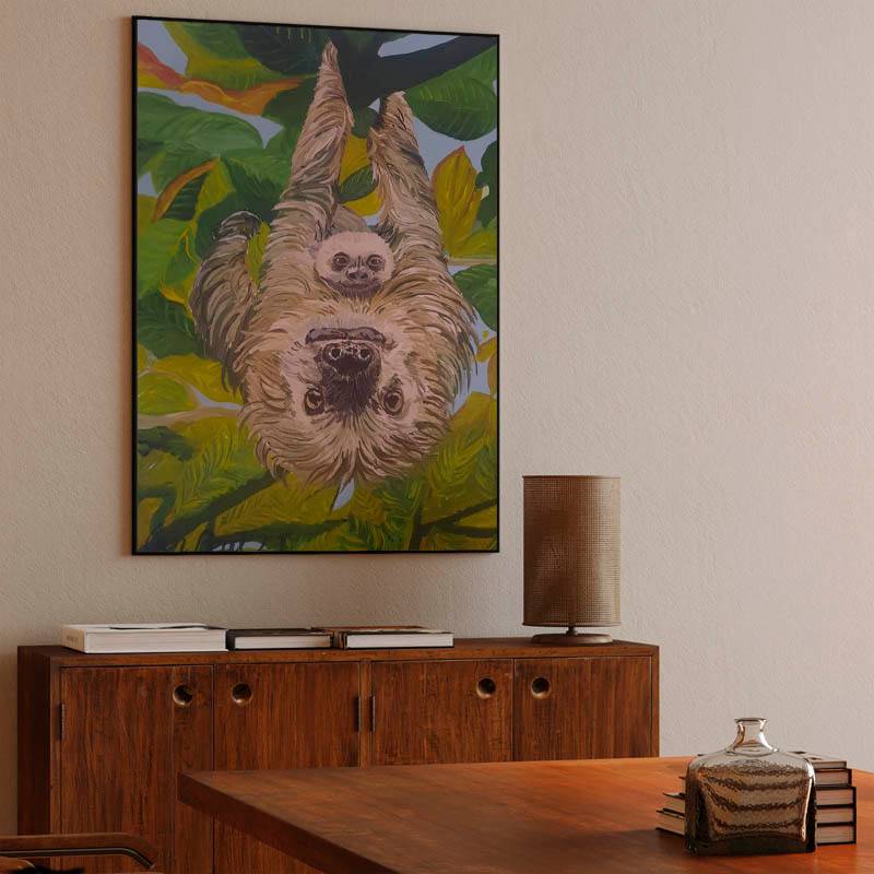 Mother and child Sloths preview