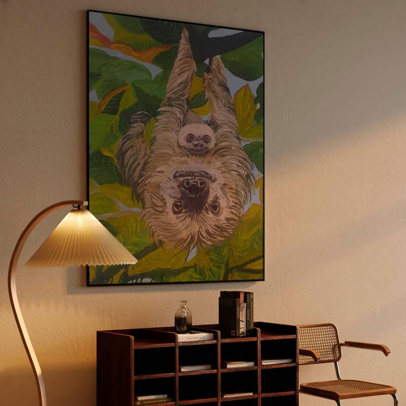 Mother and child Sloths preview