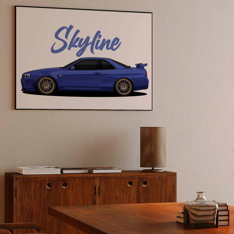 Nissan Skyline Canvas, Nissan GTR preview