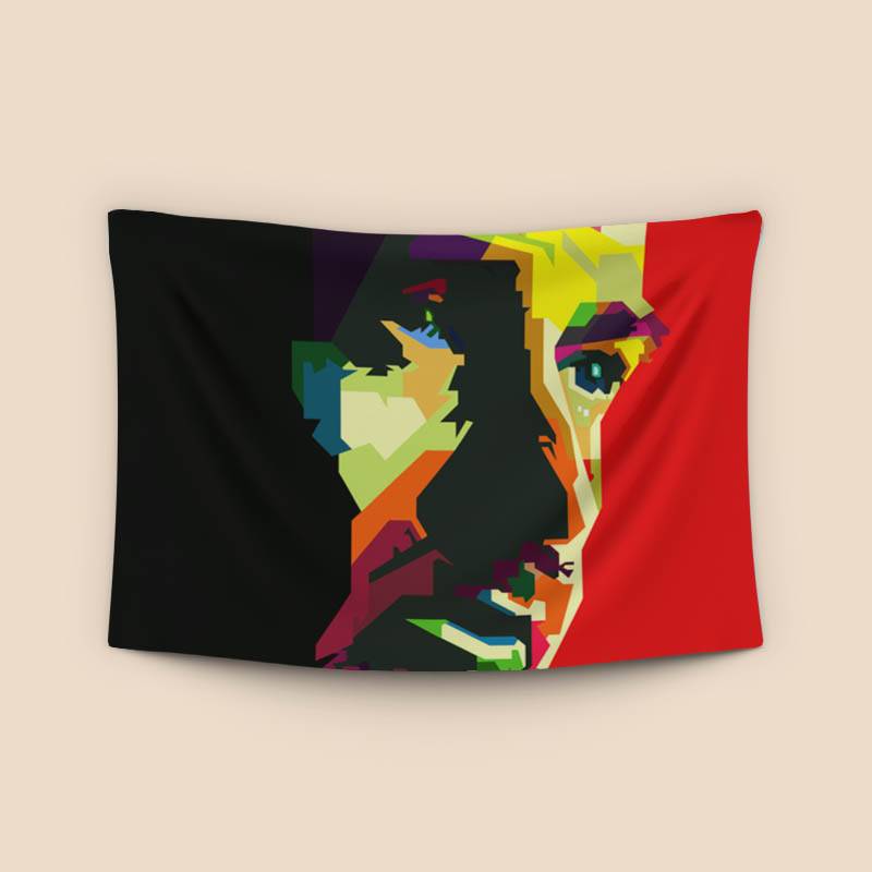 Peter Gabriel Pop Art WPAP Canvas Print preview