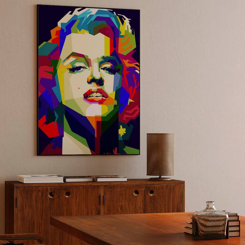 Marilyn Monroe Pop Art WPAP preview