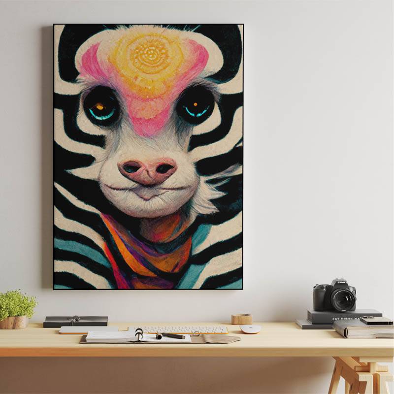 Zebras painting preview