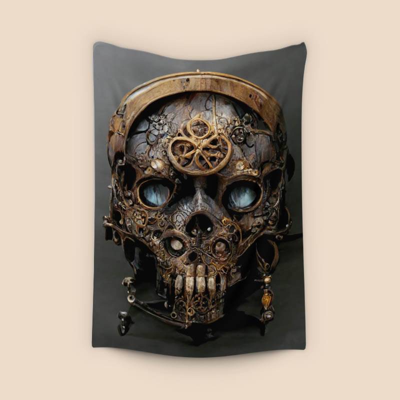 Steampunk skull preview
