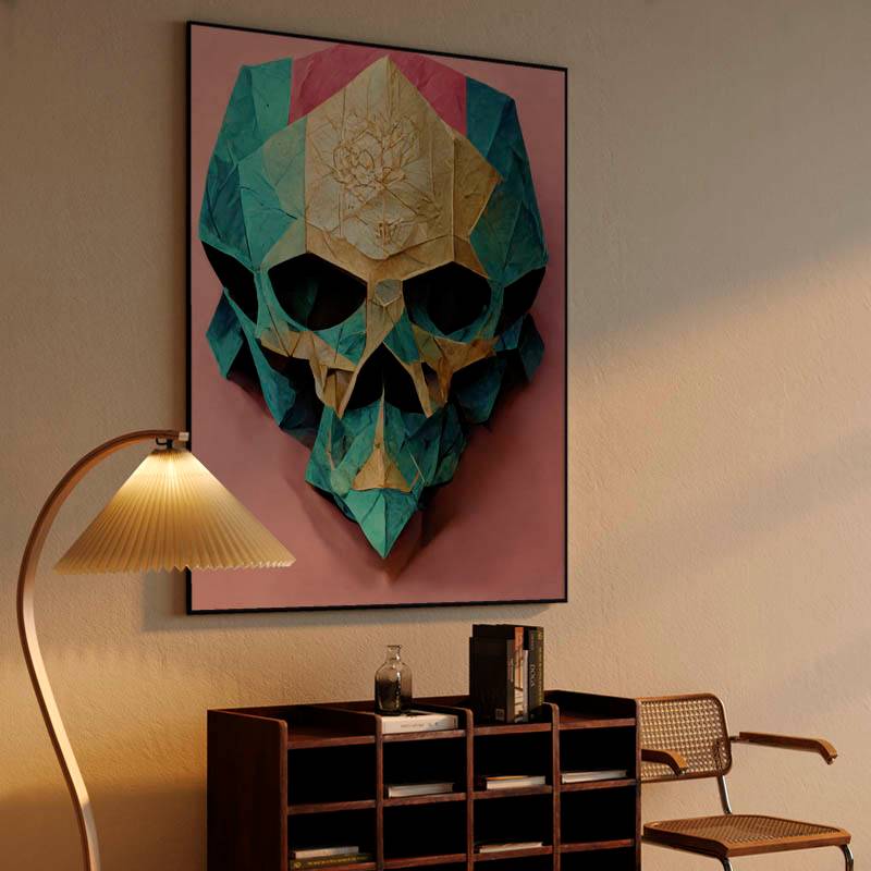 Origami Paper Skull preview