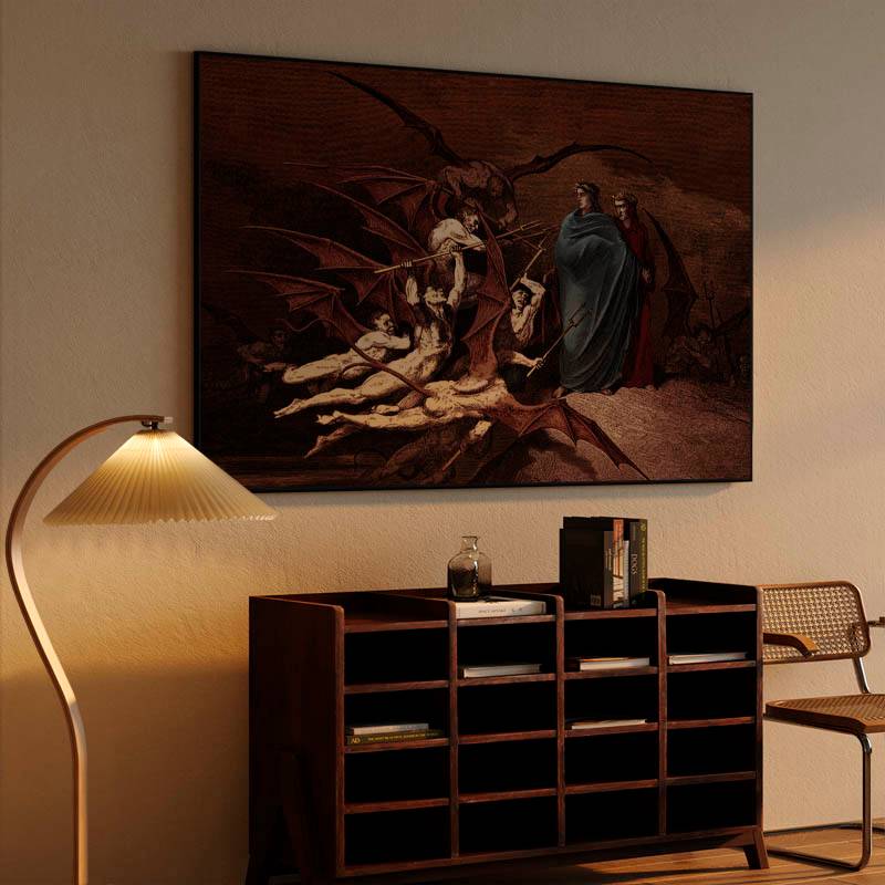 Dante and Virgil Attacked by Devils preview