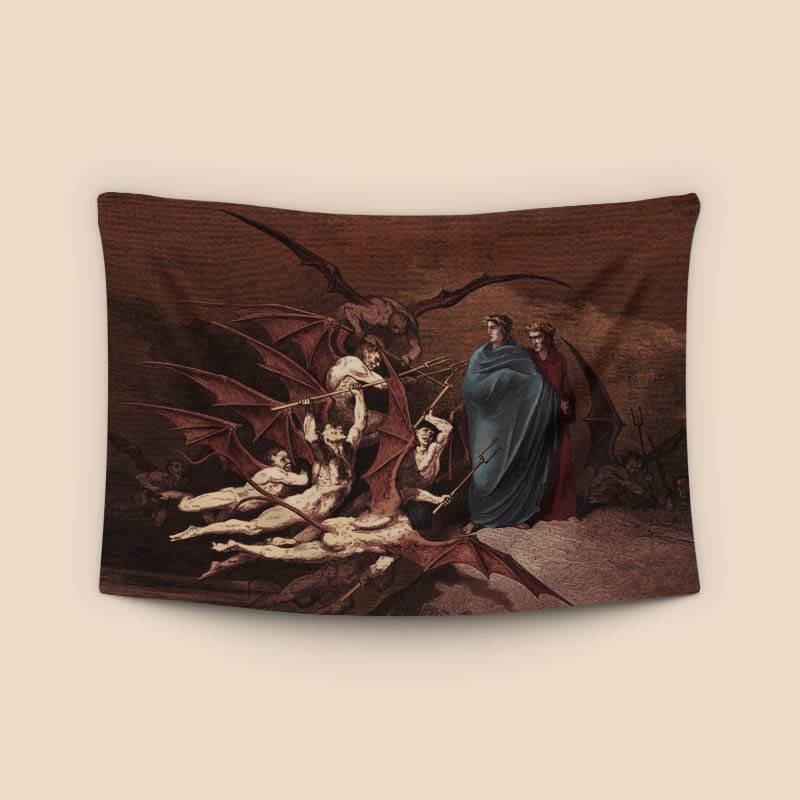 Dante and Virgil Attacked by Devils preview