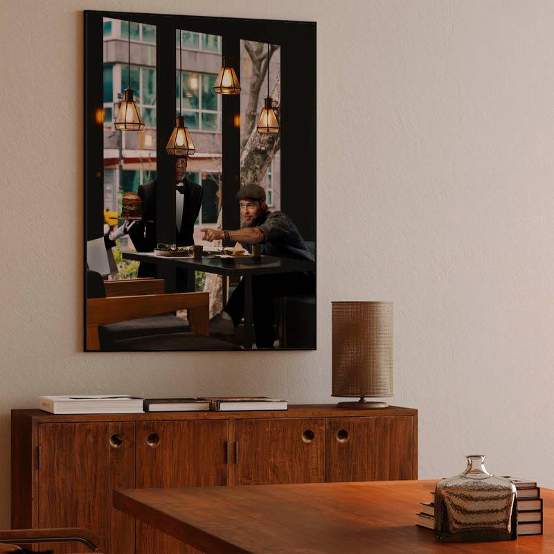 Morgan Freeman stalks Bradd Pitt preview