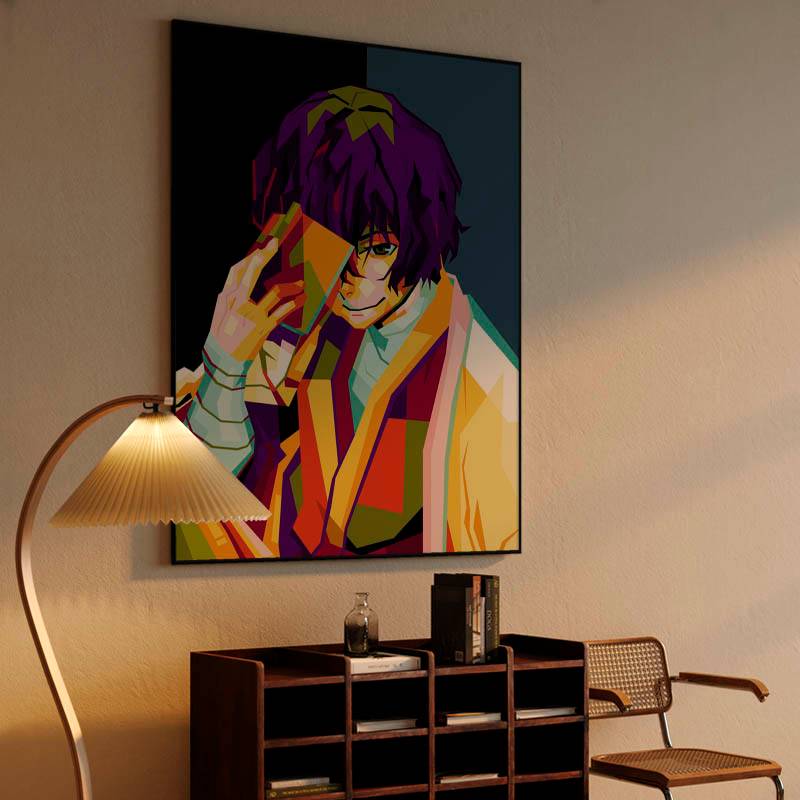 Anime Osamu Dazai in Pop art preview