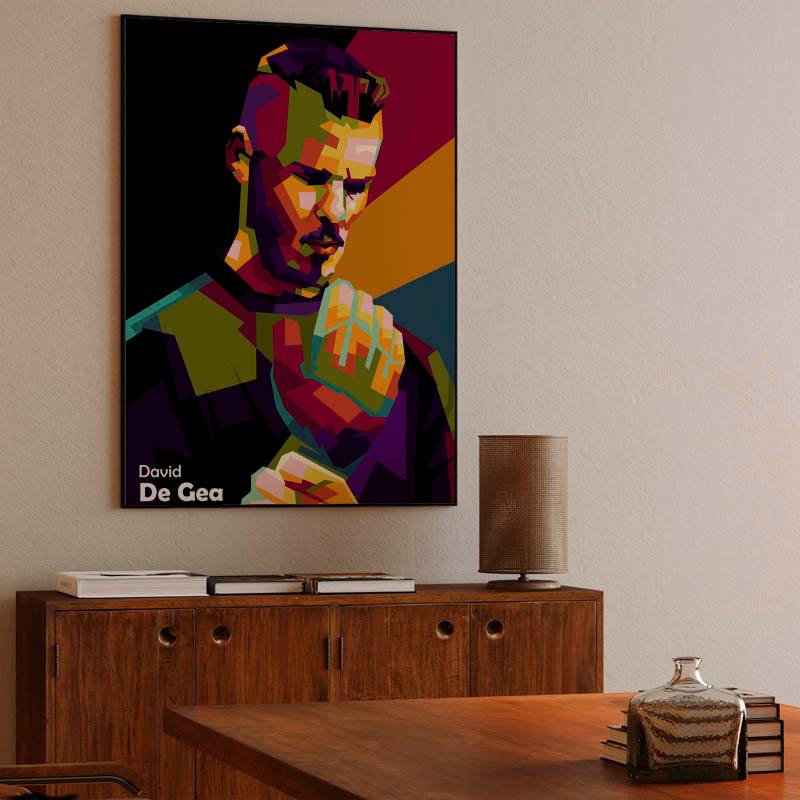 David De Gea amazing football pop art preview