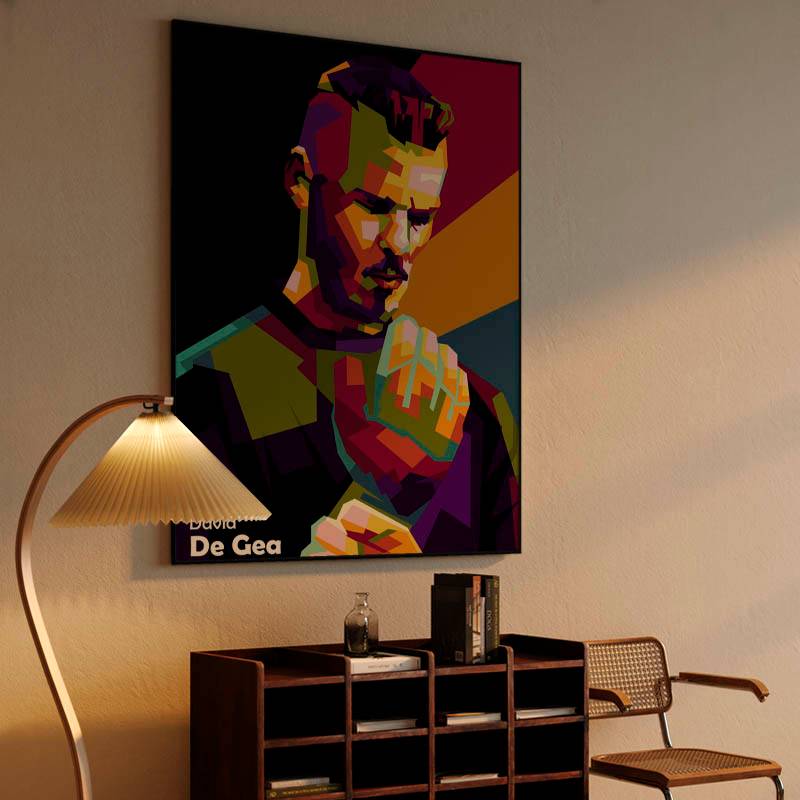 David De Gea amazing football pop art preview