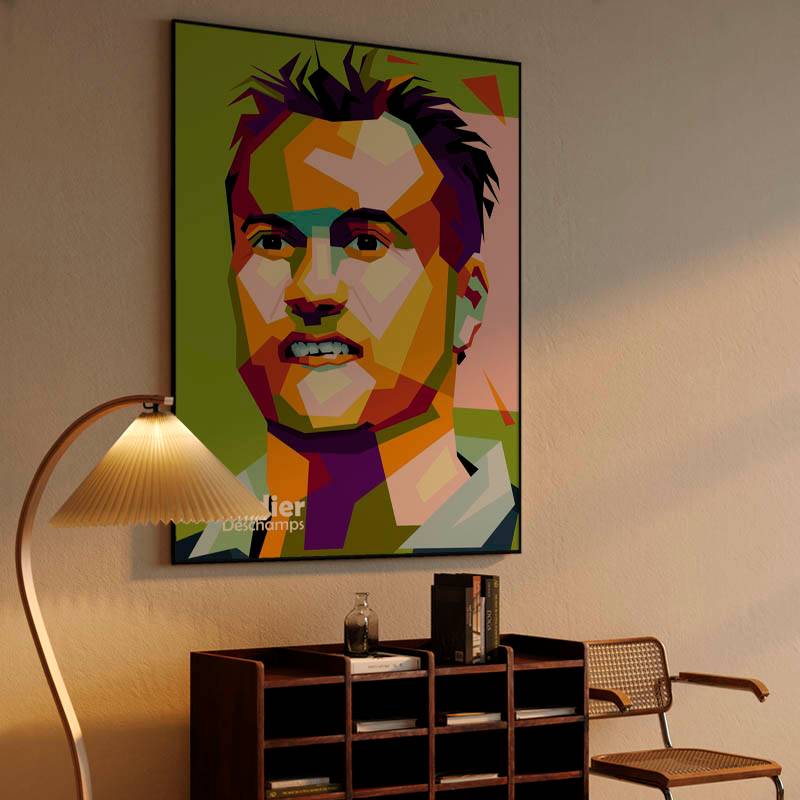 Didier Deschamps in wpap pop art preview
