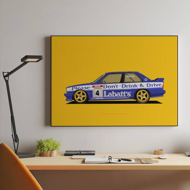 Tim Harvey Labatt's BMW E30 M3 BTCC preview