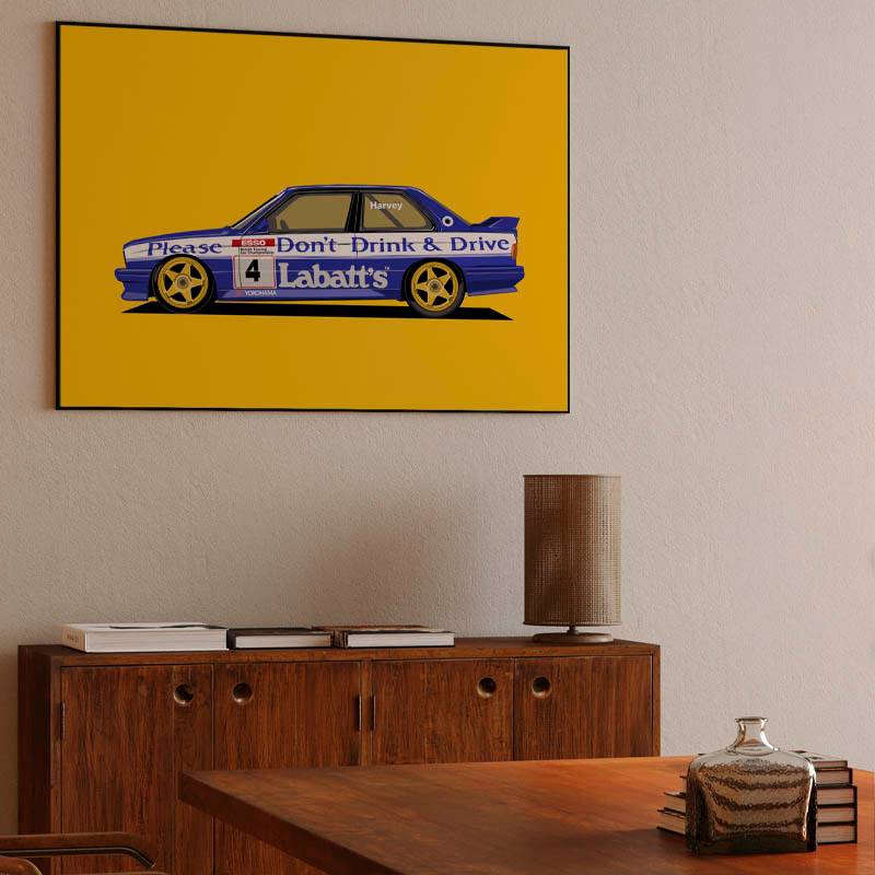 Tim Harvey Labatt's BMW E30 M3 BTCC preview