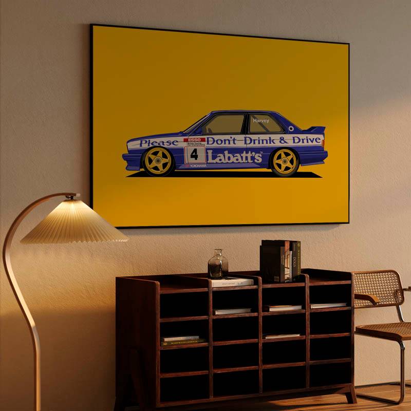 Tim Harvey Labatt's BMW E30 M3 BTCC preview