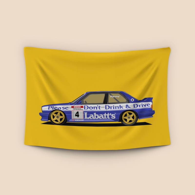 Tim Harvey Labatt's BMW E30 M3 BTCC preview
