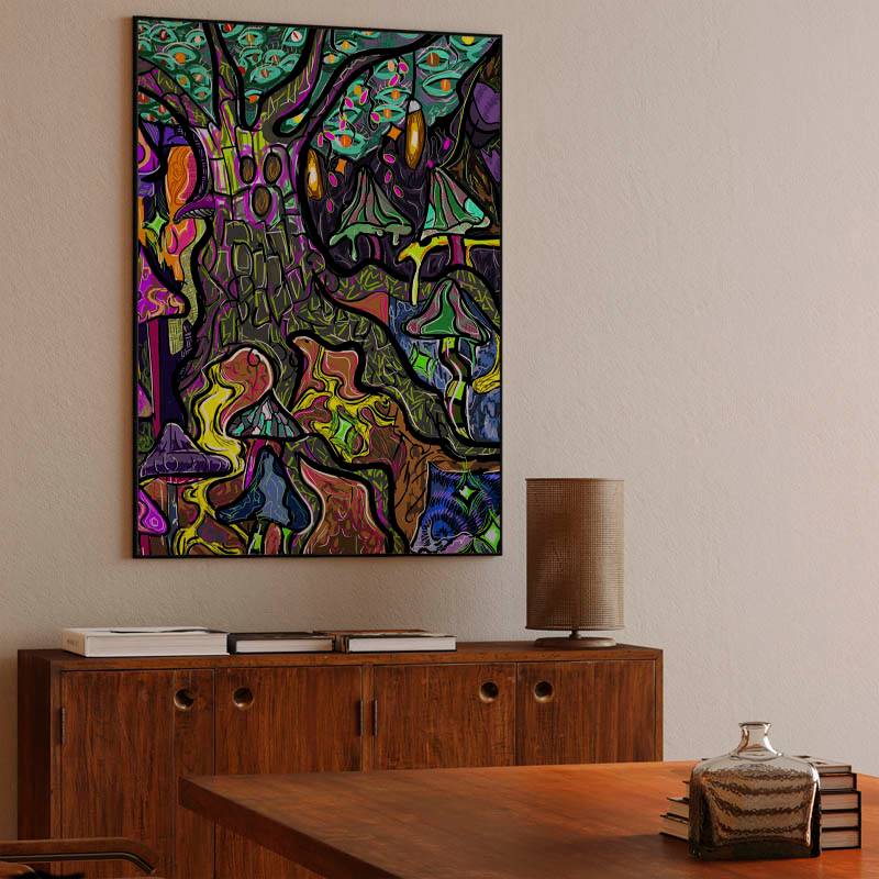 psychedelic forest preview