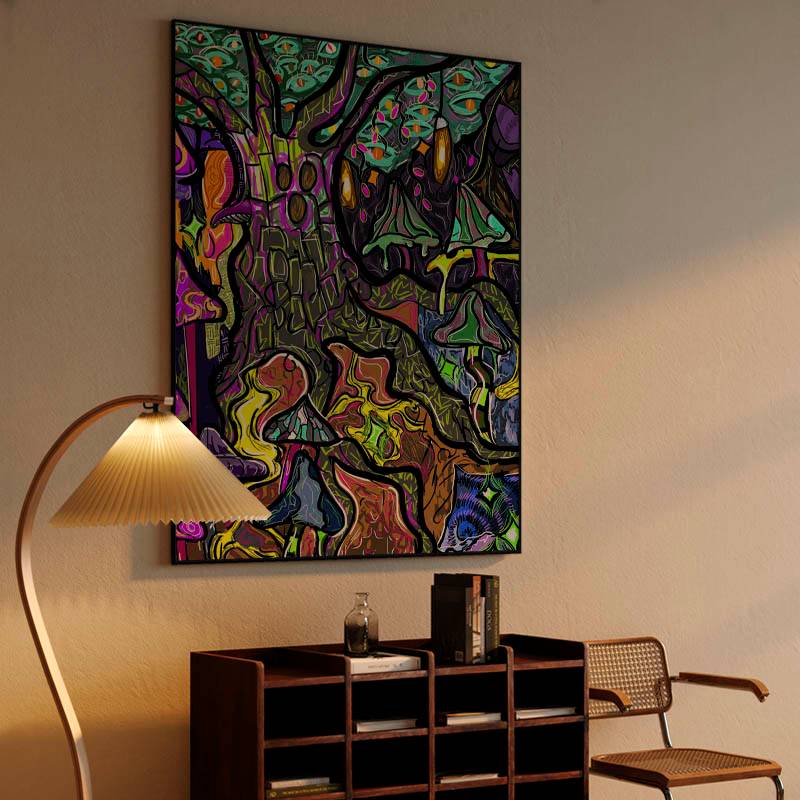 psychedelic forest preview