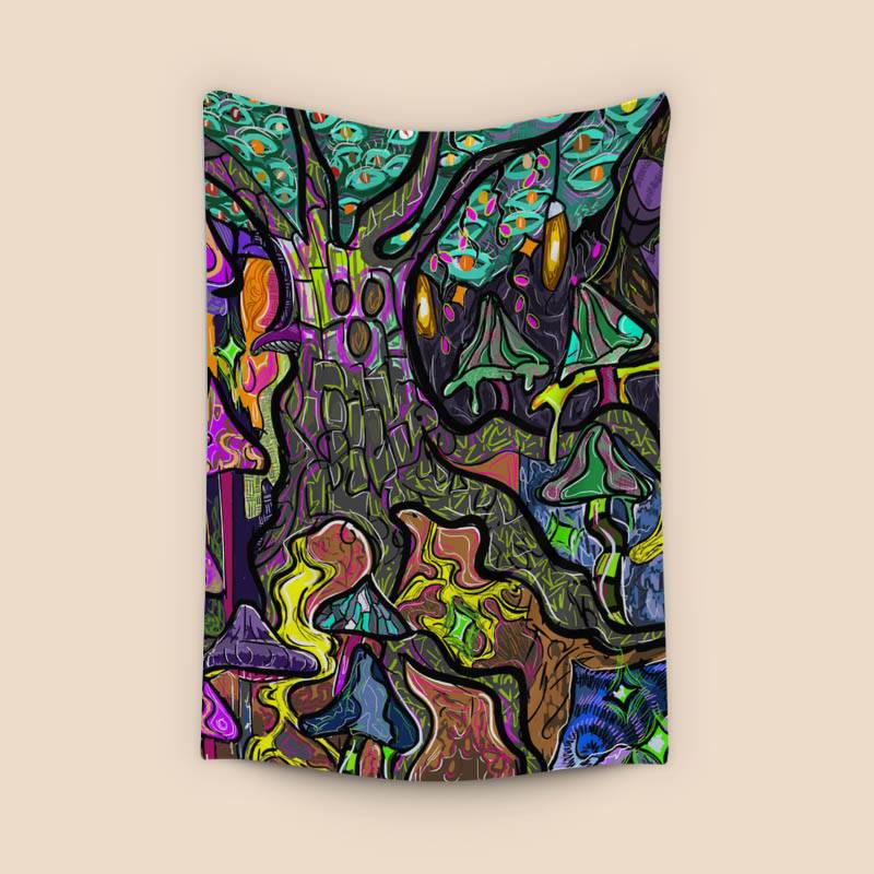 psychedelic forest preview