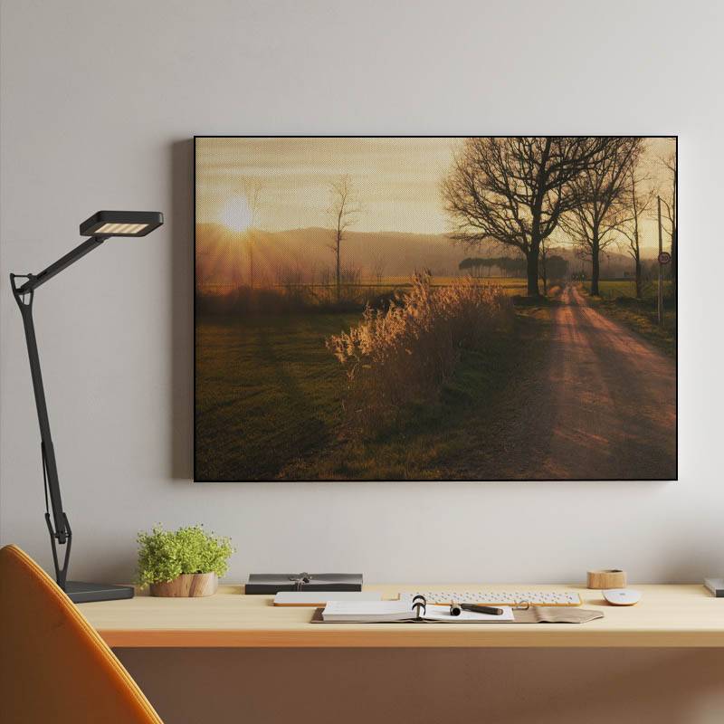 Rural road to Senfores, Malla, Catalonia preview